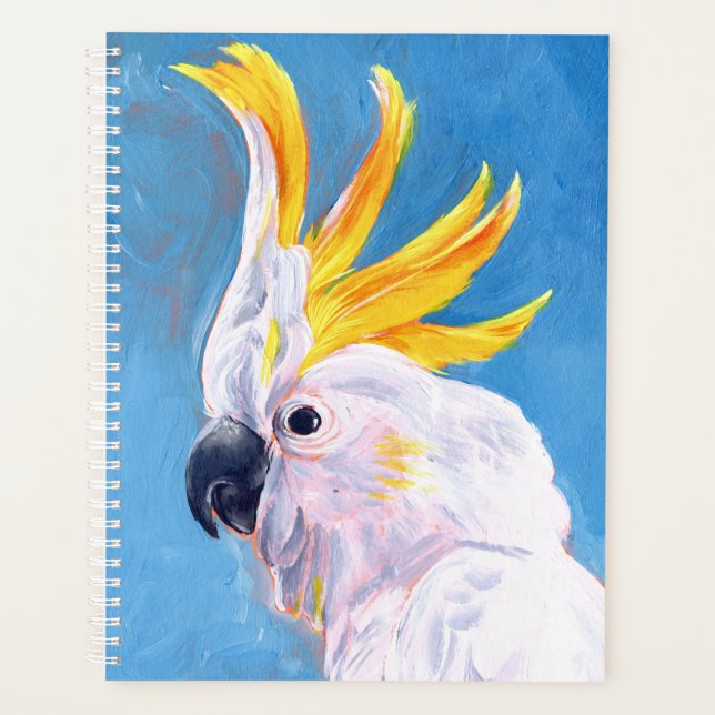 Neon Mohawk - Cockatoo Planner (Front)