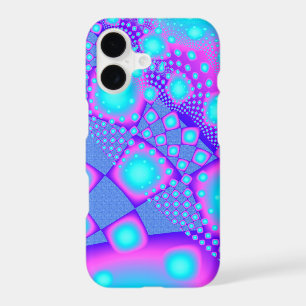 Neon Molecules Psychedelic Fractal