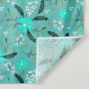 Neon monochrome floral pattern. tapestry