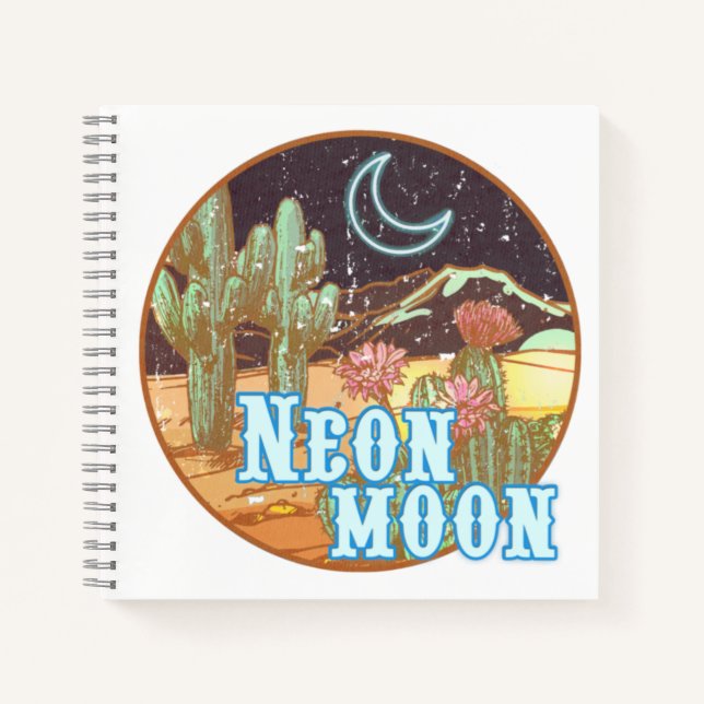 Neon Moon Retro Western Journal (Front)