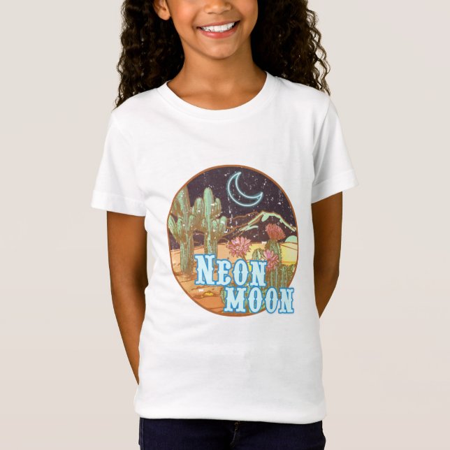 Neon Moon Retro Western T-Shirt (Front)