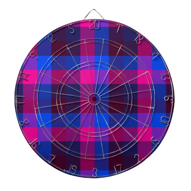 Neon mosaic fusion  dartboard (Front)