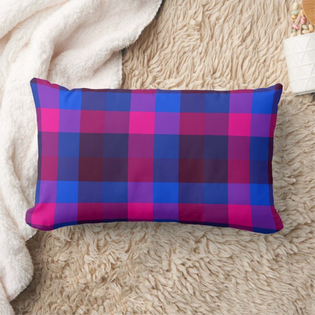 Neon mosaic fusion  lumbar cushion (Blanket)