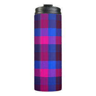 Neon mosaic fusion  thermal tumbler