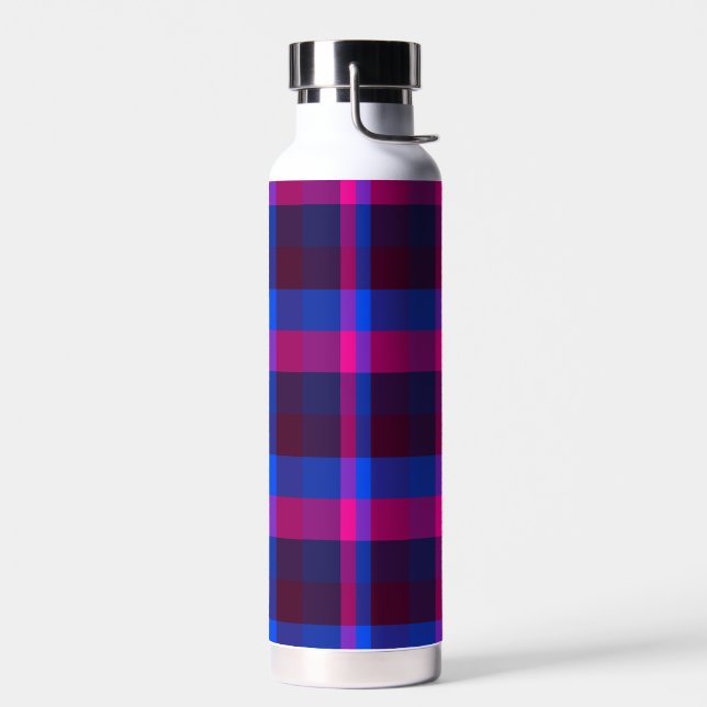 Neon mosaic fusion  water bottle (Left)