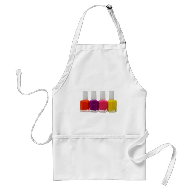 Neon Nail Polish Standard Apron (Front)