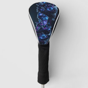Neon Nexus: Interwoven Techno-Organic Structure Golf Head Cover