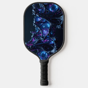 Neon Nexus: Interwoven Techno-Organic Structure Pickleball Paddle
