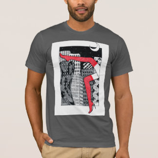 Neon Night City Lights Photography - Cyberpunk Cin T-Shirt