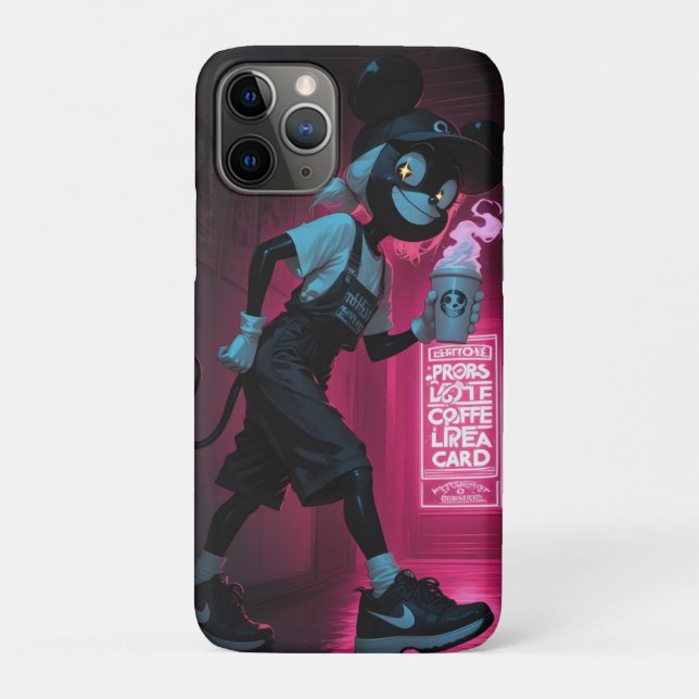 Neon Night Shift Case-Mate iPhone Case (Back)