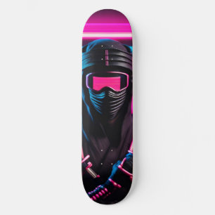 neon ninja skateboard