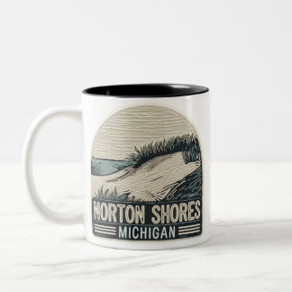 Neon Norton Shores Two-Tone Coffee Mug