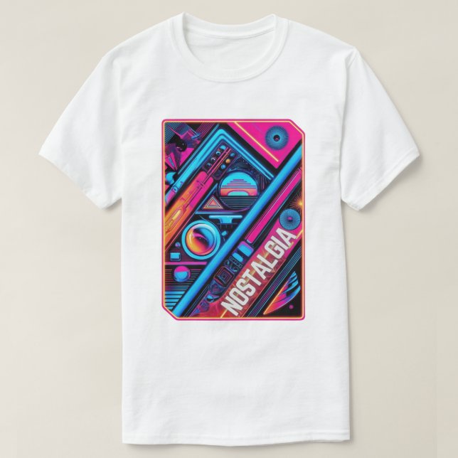 Neon Nostalgia - Vintage vibes T-Shirt (Design Front)