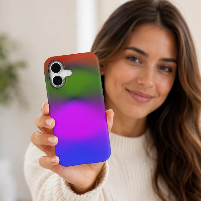 Neon of Blue, Purple, Green & Orange (Neon of Blue, Purple, Green & Orange Case-Mate iPhone Case)
