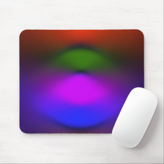 Neon of Blue, Purple, Green & Orange Mousepad