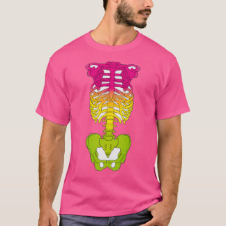 Neon ombr ribcage design T-Shirt