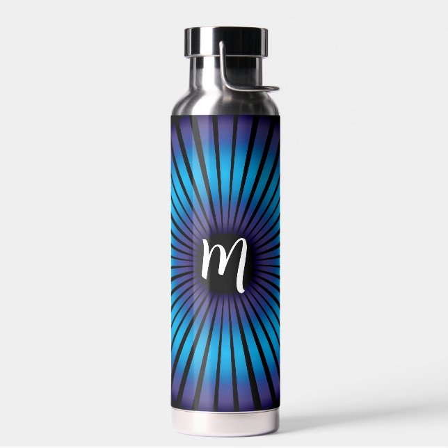 Neon Optical Illusion Water Bottle (Left)