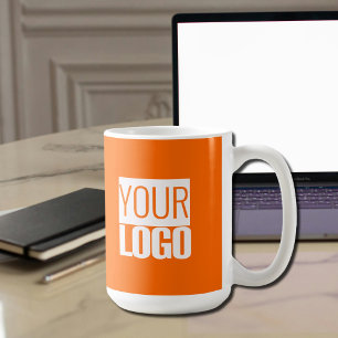 Neon orange - add logo -promo Coffee Mug