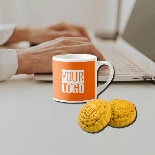 Neon orange - add logo -promo Espresso Cup