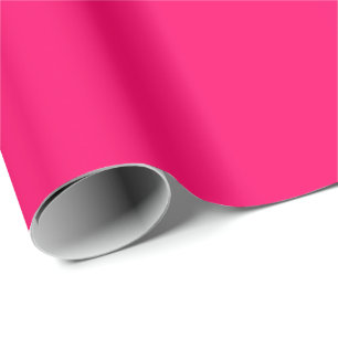 Neon Orange and Neon Pink Ombre Shade Color Fade Wrapping Paper