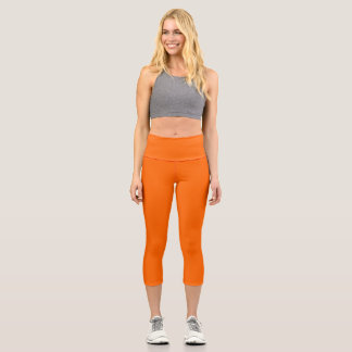Neon Orange Funky Leggings