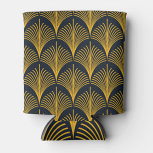 Neon Orange Peacock Scale Wallpaper. Can Cooler