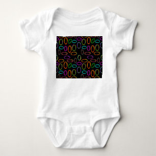 Neon Ovals Baby Bodysuit