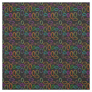Neon Ovals Fabric
