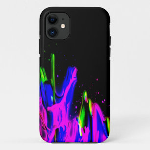 Neon Paint Splash Colourful. PERSONALIZE IT Case-Mate iPhone Case