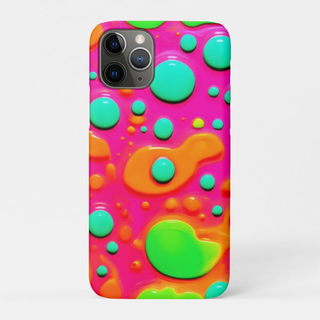 Neon Painting Bubble Art Case-Mate iPhone Case (Back)