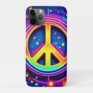 Neon Peace Symbol Art Case-Mate iPhone Case