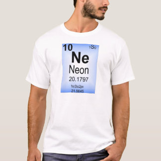 Neon Periodic Table Element T-Shirt