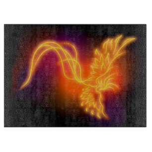 Neon Phoenix  Cutting Board