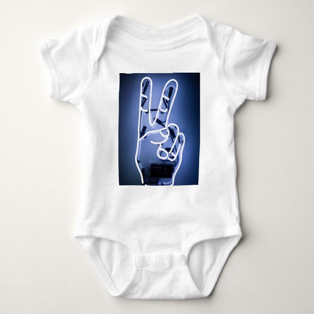 neon piece baby bodysuit (Front)