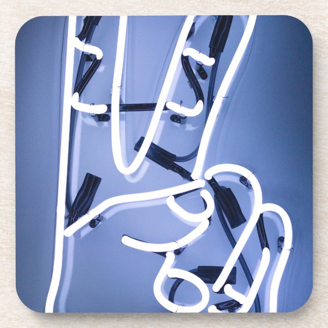 neon piece coaster (Front)