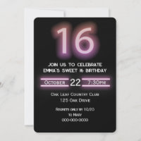 Neon Pink 16th Birthday Party