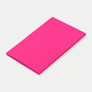 Neon Pink Custom Sticky Notes - Post-It Notes