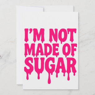 Neon Pink Drip Bold Invitation – Customisable