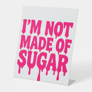 Neon Pink Drip Pedestal Sign – Customisable