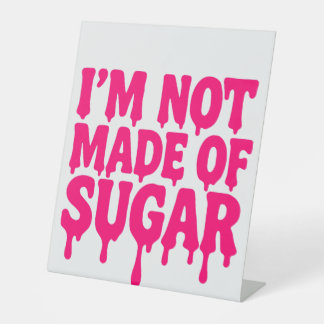 Neon Pink Drip Pedestal Sign – Customisable