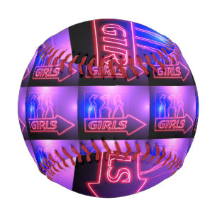 Neon Pink Girls Sign Thunder_Cove  Baseball