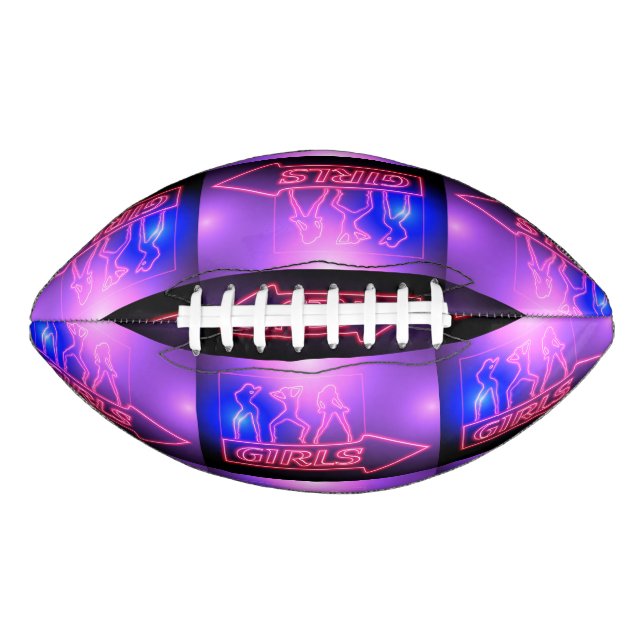 Neon Pink Girls Sign Thunder_Cove  Football (Front)