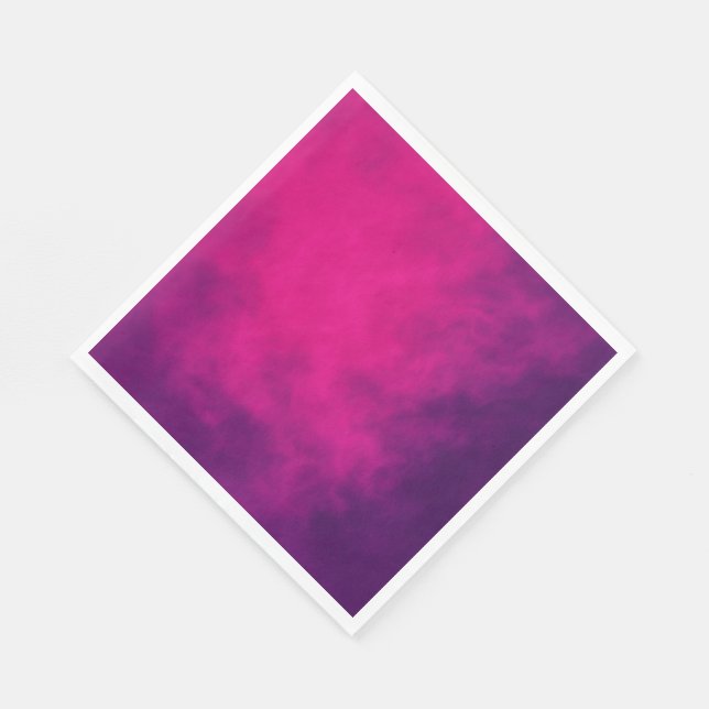 Neon Pink Gradient Party Napkin – Customisable (Corner)