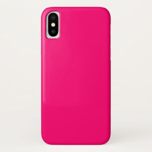 Neon Pink iPhone X Case – Customisable & Bold