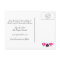 Neon pink Las Vegas wedding save the date postcard