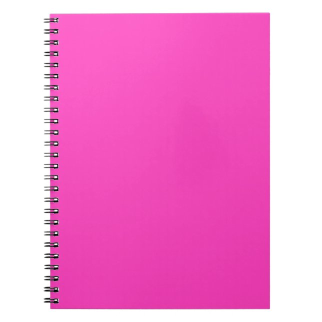 Neon pink  notebook (Front)