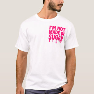 Neon Pink Quote Pocket Tee Style – Customisable