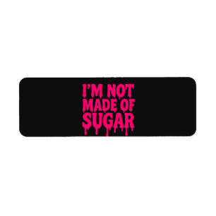 Neon Pink Return Labels (Black) – Customisable