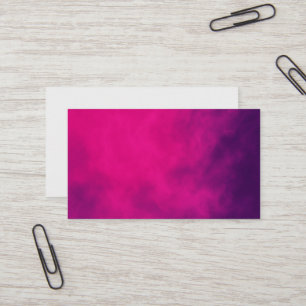 Neon Pink Smoke Business Card – Customisable