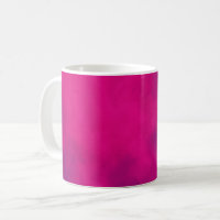 Neon Pink Smoke Coffee Mug – Customisable